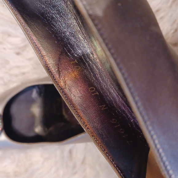 YSL vintage  satin  heels - Picture 10 of 15